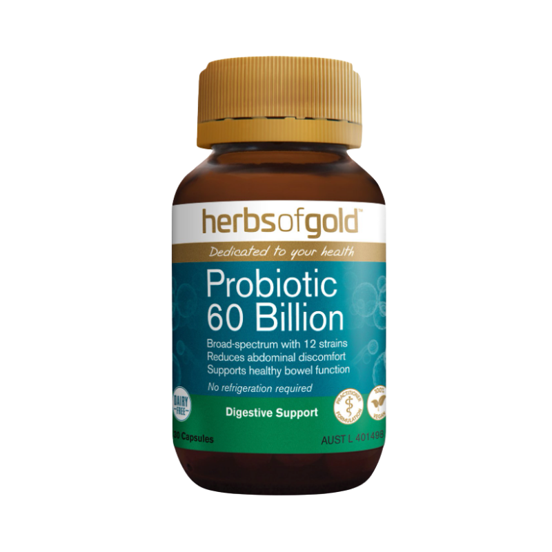 Herbs Of Gold Probiotic 60 Billion - 30 Capsules