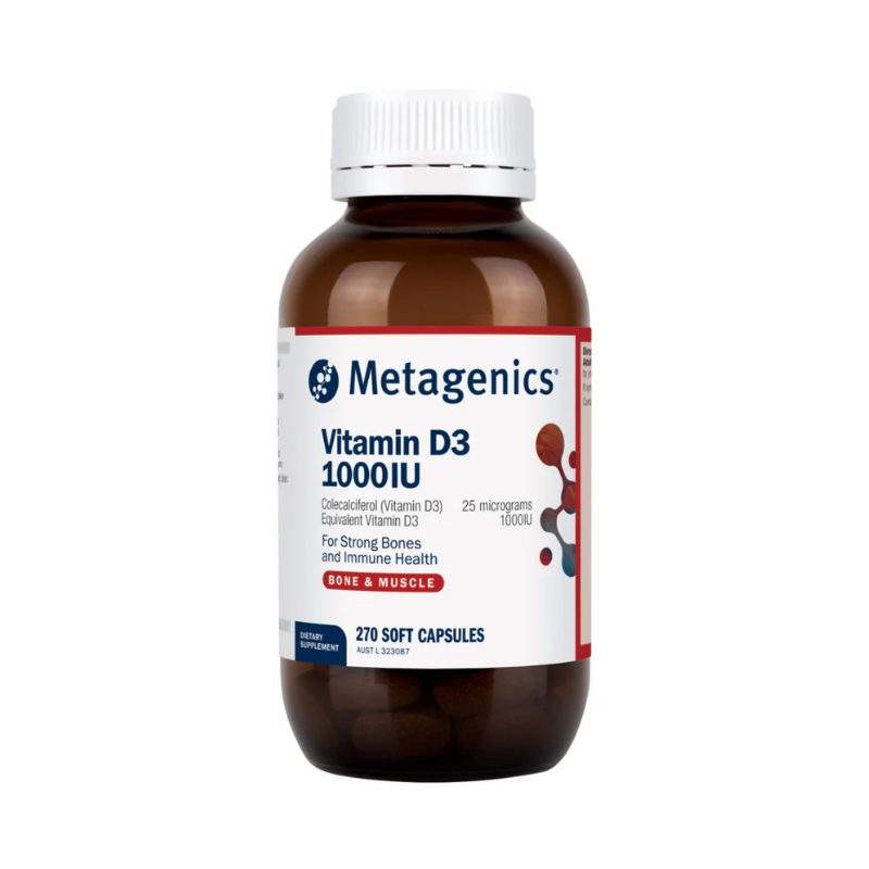 Vitamin D3 1000IU 270 capsules