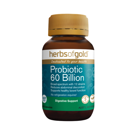 Herbs Of Gold Probiotic 60 Billion - 30 Capsules